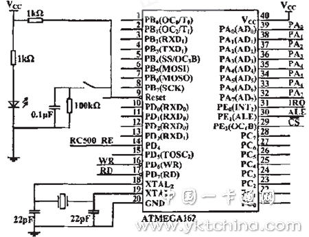 ATMEGA 162 外圍電路原理圖